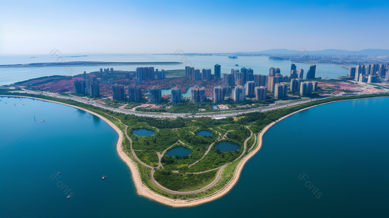 海边建筑海面上水面天空图片,高清,摄影图,摄影图片,图片大全,摄影图免费下载